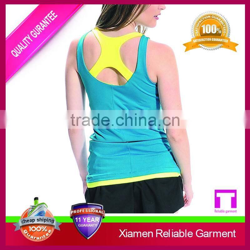 Custom Yoga Tank Top Women's Sexy Fitness Running Singlet Design