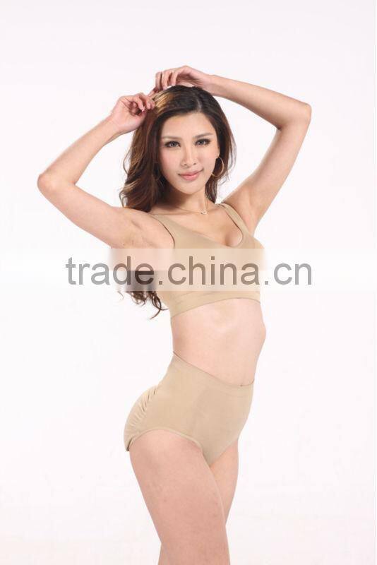 dresses new fashion 2013 Yiwu factory directly clothing wholesale seamless corset nylon yarn genie bra sets