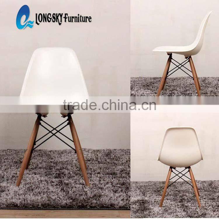 LS-4001 Wholesale modern designer charles emes plastic dining chair