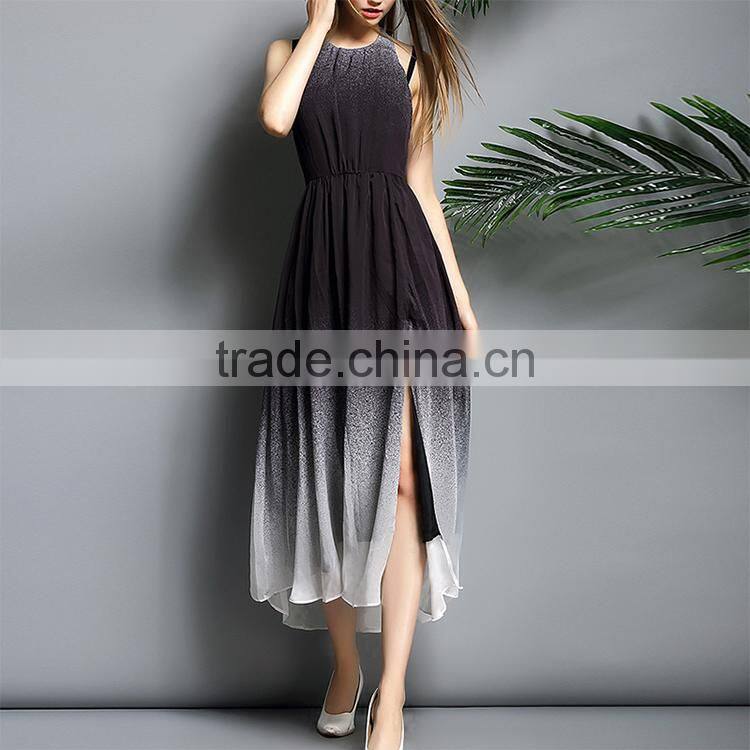 2016 Hot Sell New Products For Summer Dress Women In Tie Dye OEM Fashion Manufactuer