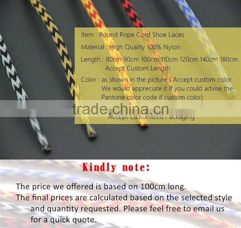 New Round Rope Cord Shoe Laces~Custom Yeezy Sneaker RopeLaces~Running Weave Tape More Color Basketball Shoelaces~Accept Custom