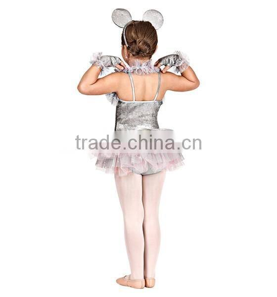 2016 best design - Adorable grey and light pink halter tutu dress