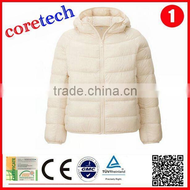 fashion customized red outdoor down jacket factory