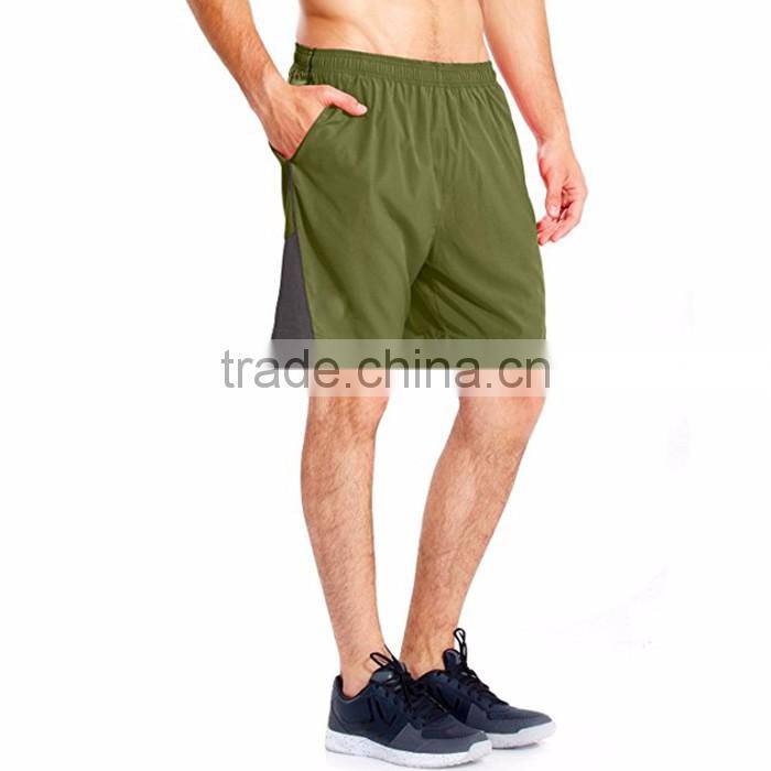 Latest design custom dry fit men sports wholesale running shorts