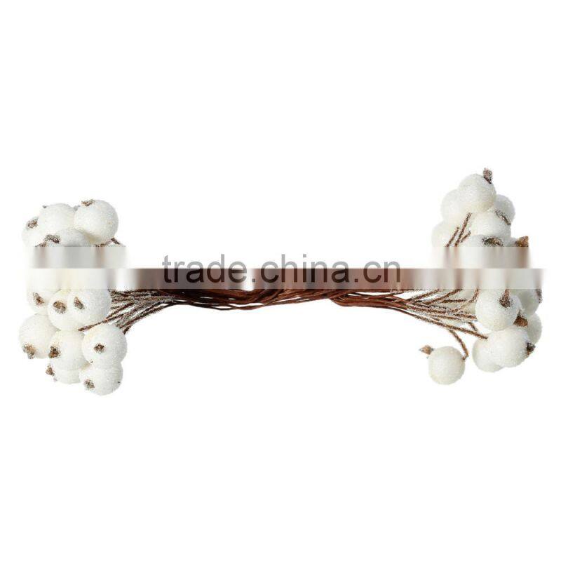 Wholesale Millinery White Foam Artificial Craft Flower Stamen