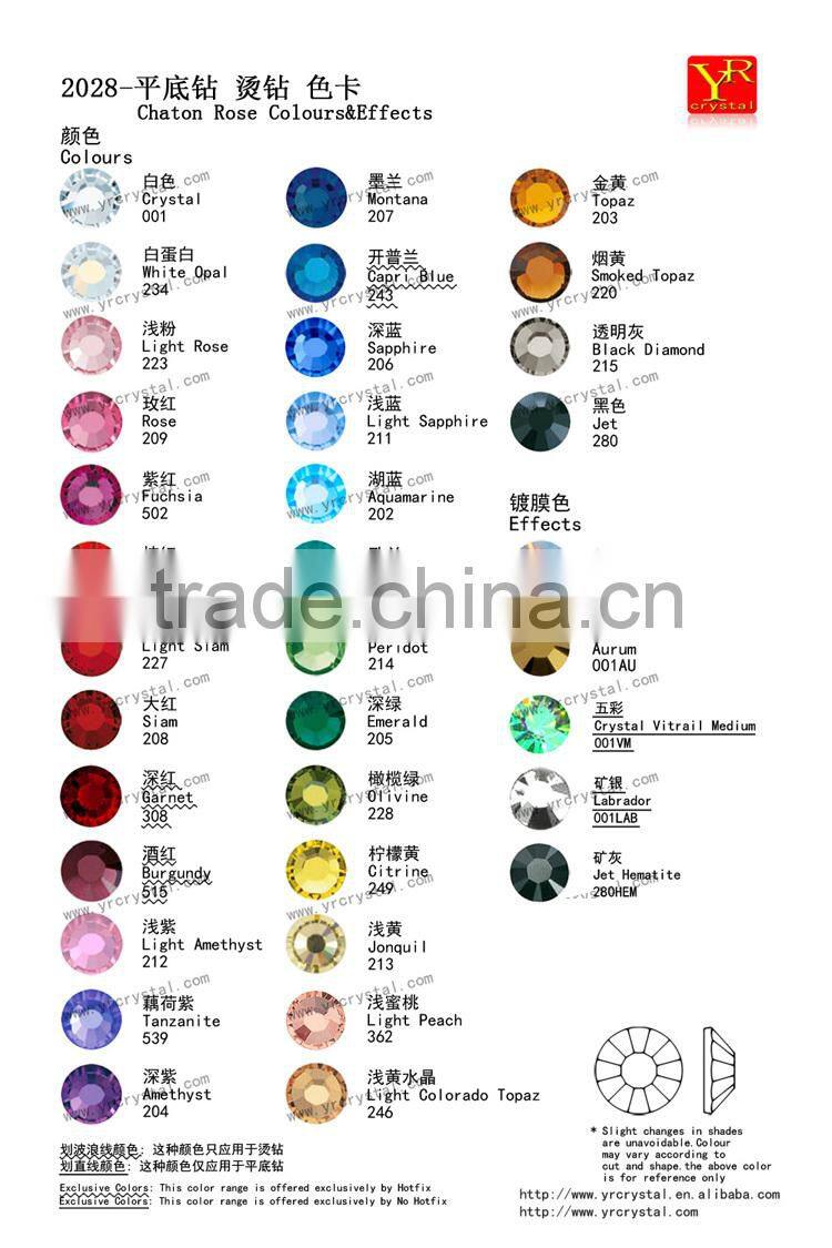 hot fix rhinestones strass diamond rhinestones