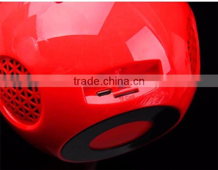 Fashion design Crystal magic light color changing ball portable smart control color changing led bluetooth speaker