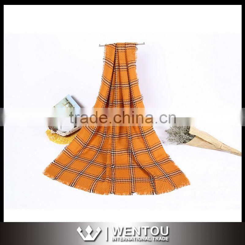 Fashion Soft Tartan Blanket Scarf