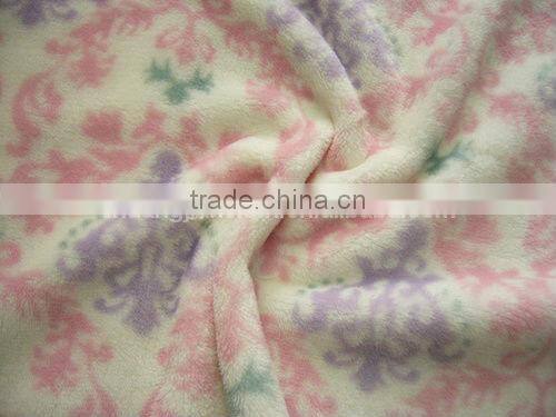 2013 Hot sale 100 polyester blanket double-side ,surper soft ,printed flannel velvet fabric