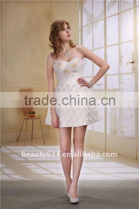 Astergarden Fashionable Flower wedding dress evening gown prom cocktail dress AS026