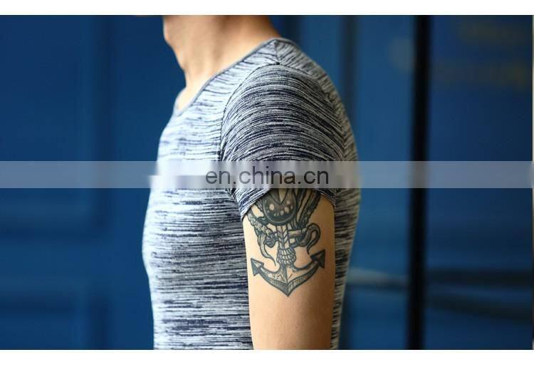 Mens Ombre Printing 100%Cotton Soft T-Shirts