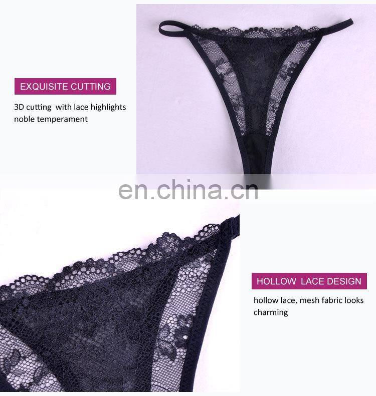 China Supplier Fitness Young Lady Black Sexy Bedroom Wear Nighty Lingerie