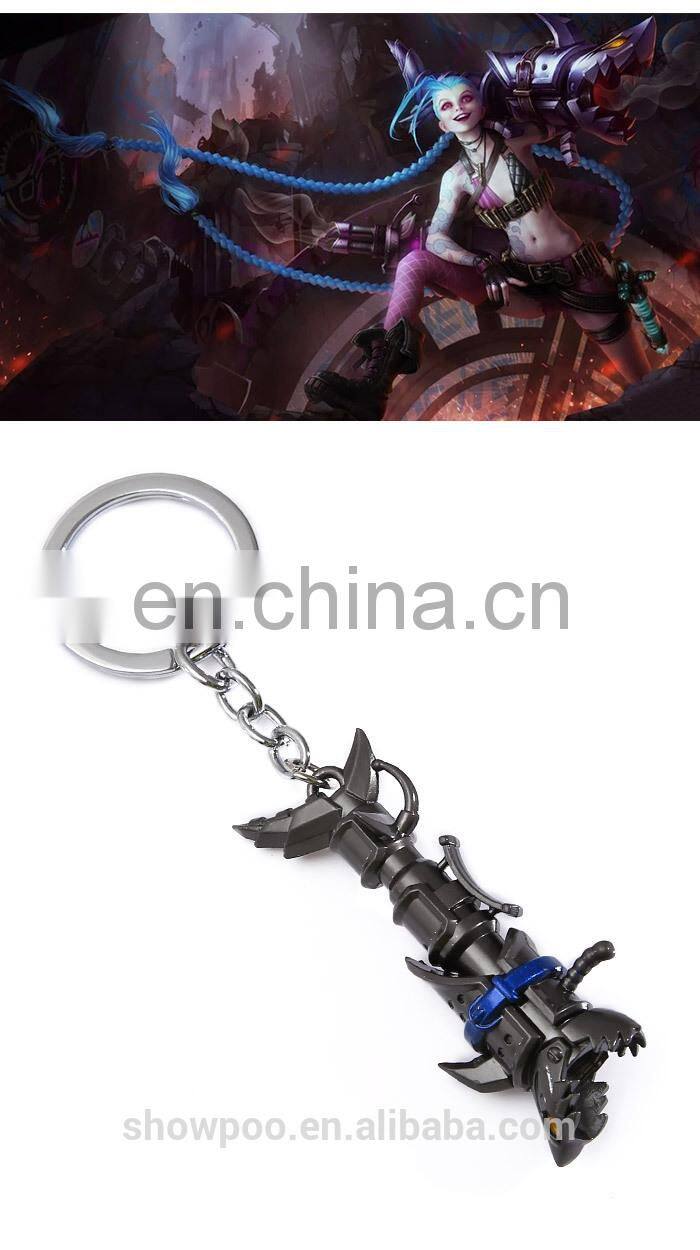 New products key chain league of legends Jinx key chain