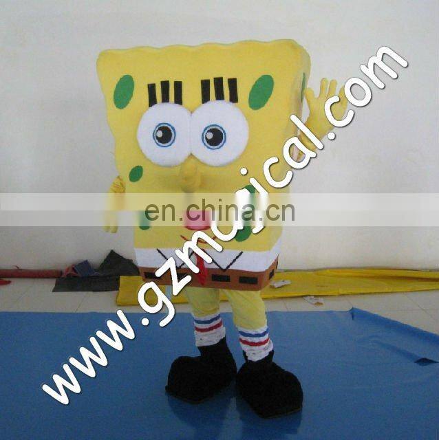 Blue and white rabbit mascot costume suit