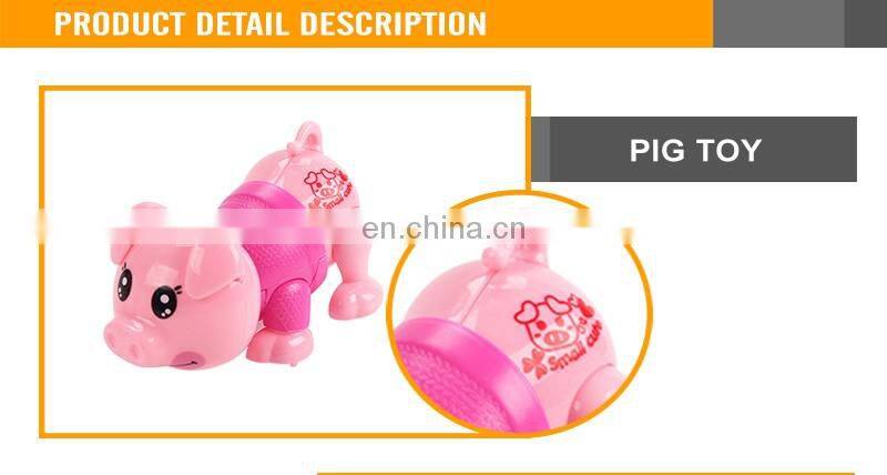 9.5CM On The Solid Color Naughty Wind Pp Pig Toys