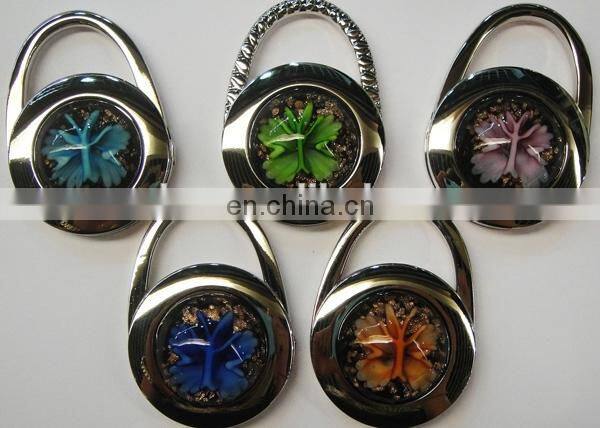 Promotional bag accessory with handbag shape foldable bag hanger