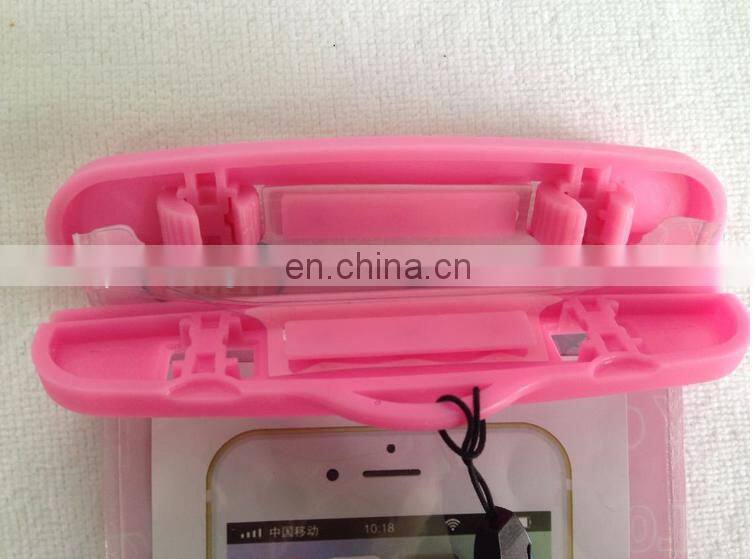 China made plastic waterproof mobile bag pvc phone bag water proof bag