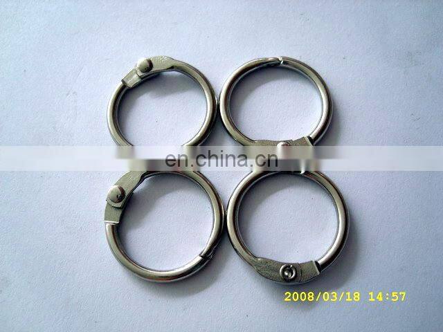 promotional price good quality loose leaf binder rings for calendar