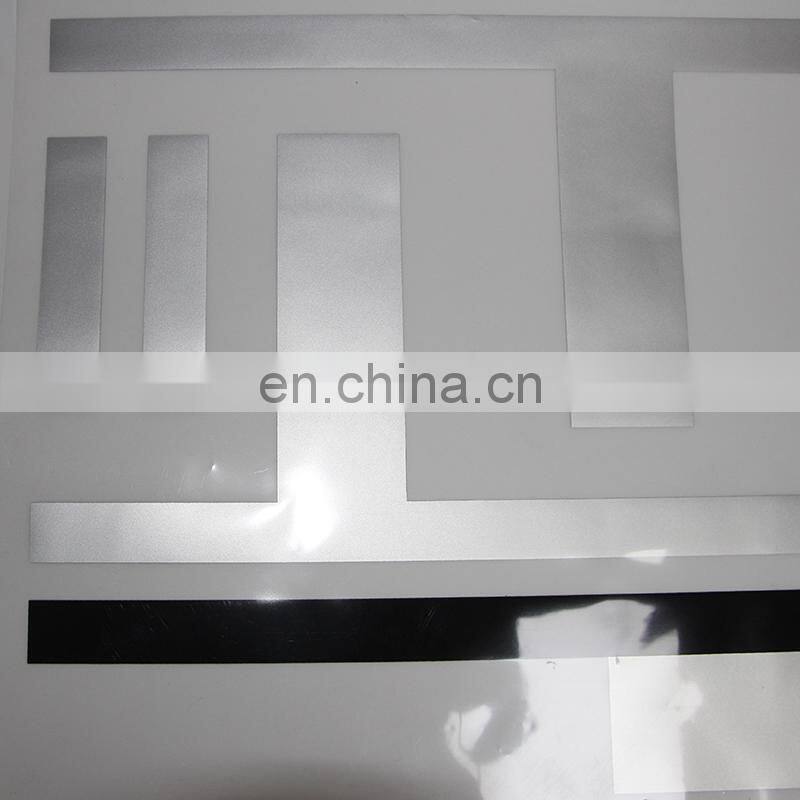 garment hats bags shoes reflective letters and numbers