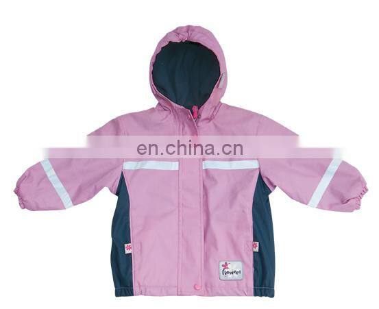 Cute Waterproof Hooded PVC Kids Children Raincoat