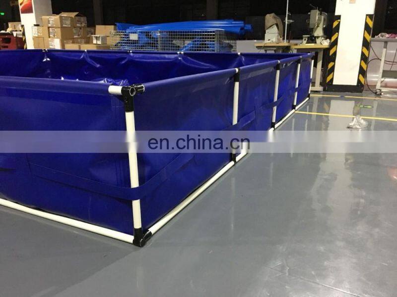 1000L Collapsible Flexible and Foldable PVC Tarpaulin Fish Farming Tank