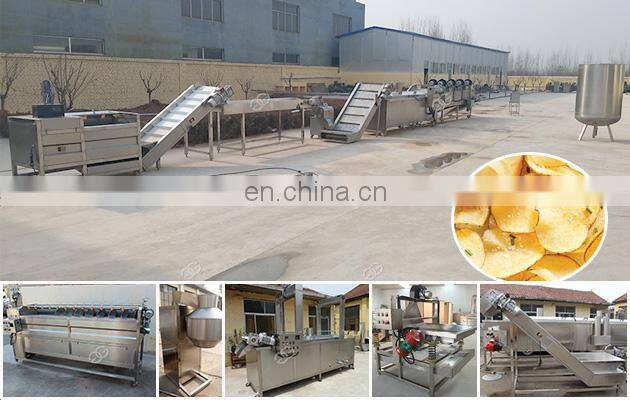 Factory Price Full Automatic Sweet Frozen French Fries Frying Processing Line Plant Potato Chips Making Machine for Sale
