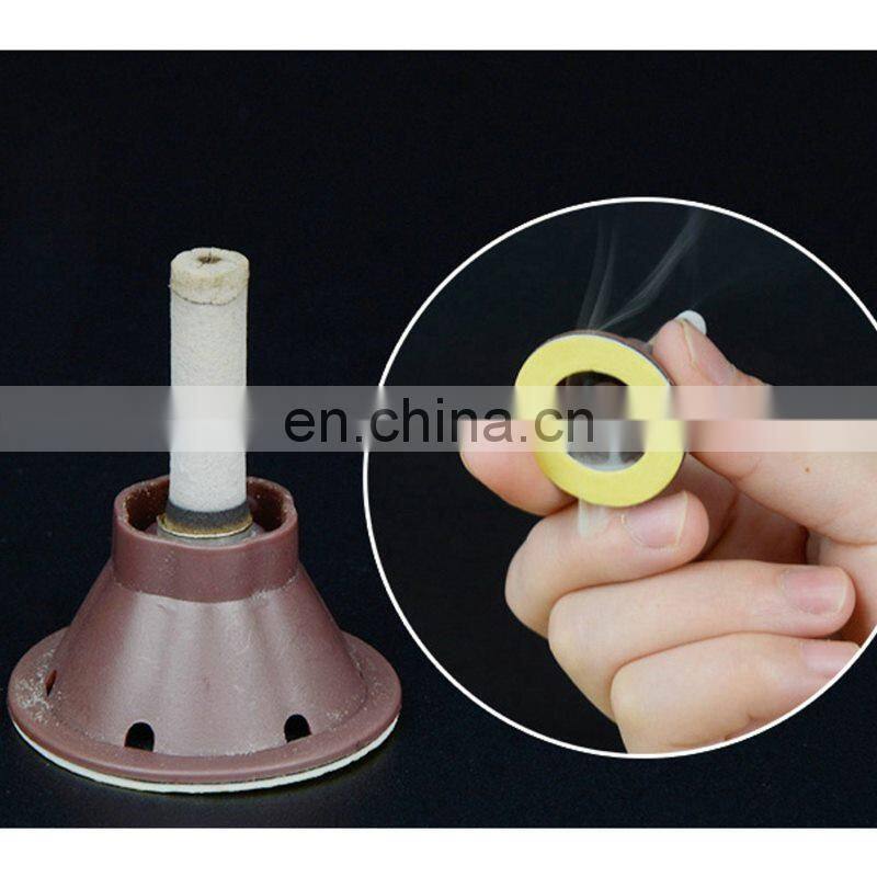 Mini moxa roll for moxibustion with less smokeless