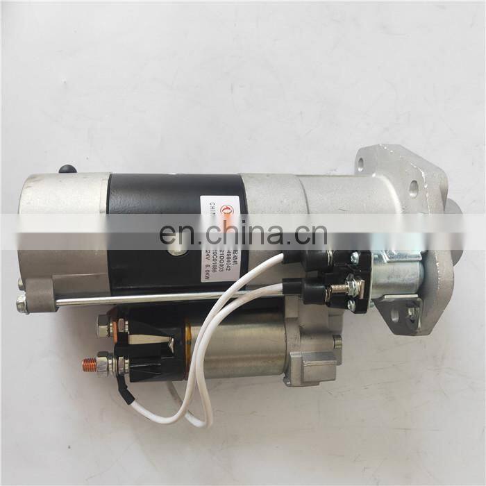 ISDE4.5 engine 24v 6kw motor starter 4930605 4984042