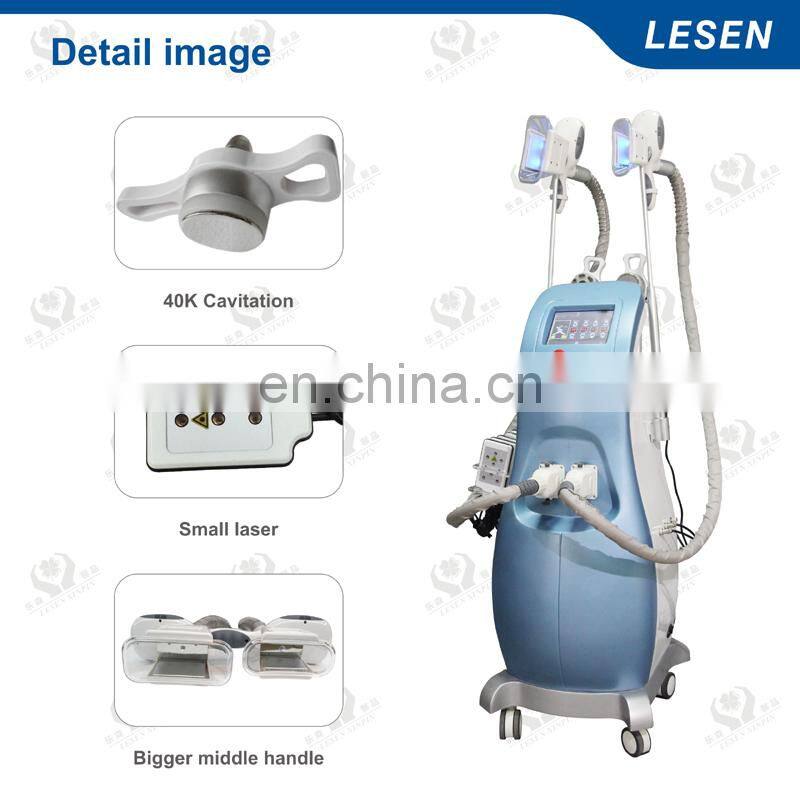 3 Cryo Handle Fat Freezing Cold Lipo For Beauty Salon
