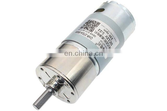 chihai motor CHR-GM37-550Permanent magnet dc geared motorhigh speed and high torque 24V enter output shaft dc deceleration motor