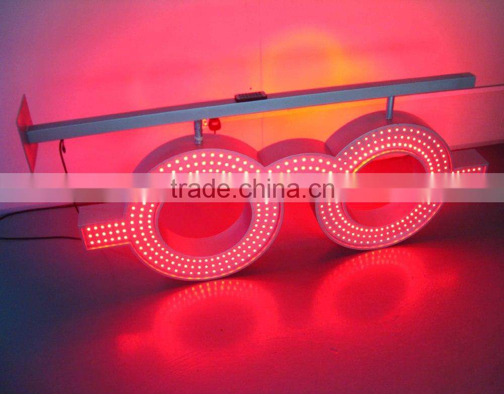 Remote control LED neon sign for opticial led neon glasses screen sign board