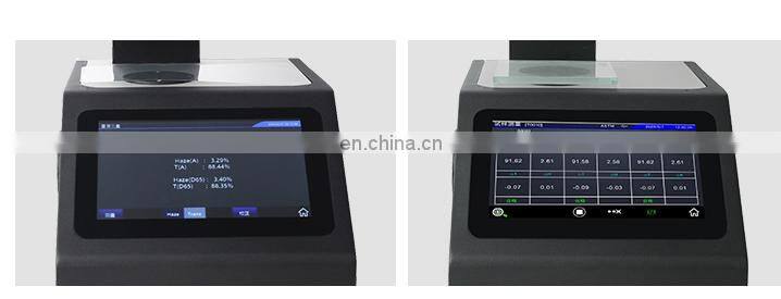 ASTM D1003 Transmittance And Transparency reflection haze meter Tester