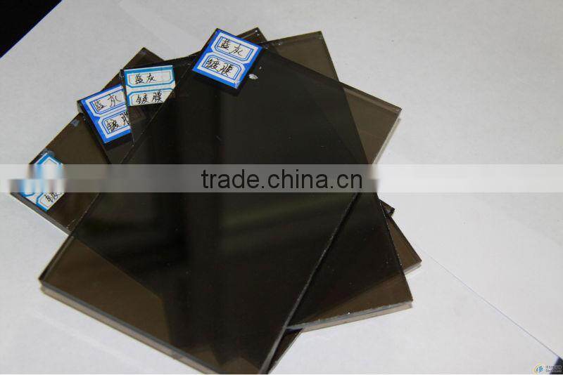 Dark grey reflective glass with ISO9001&CE certificate