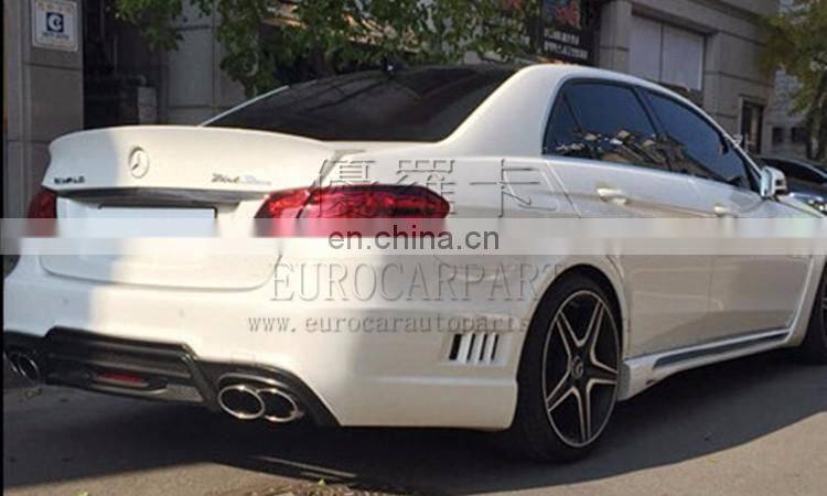 E class w212 E260 E300 E400 to WD style body kit for E class w212 E260 E300 E400 front bumper rear bumper muffler tips led light