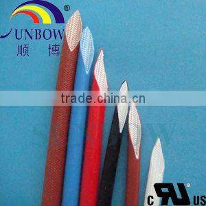 0.5mm silicone fiber glass sleeving/Fiberglass sleeving/glassfiber sleeving