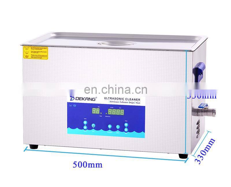 22L 480W Laboratory Ultrasonic Cleaner with Heater and Timer Stainless Steel