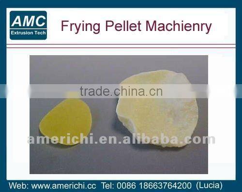 Frying pellet extrusion machine
