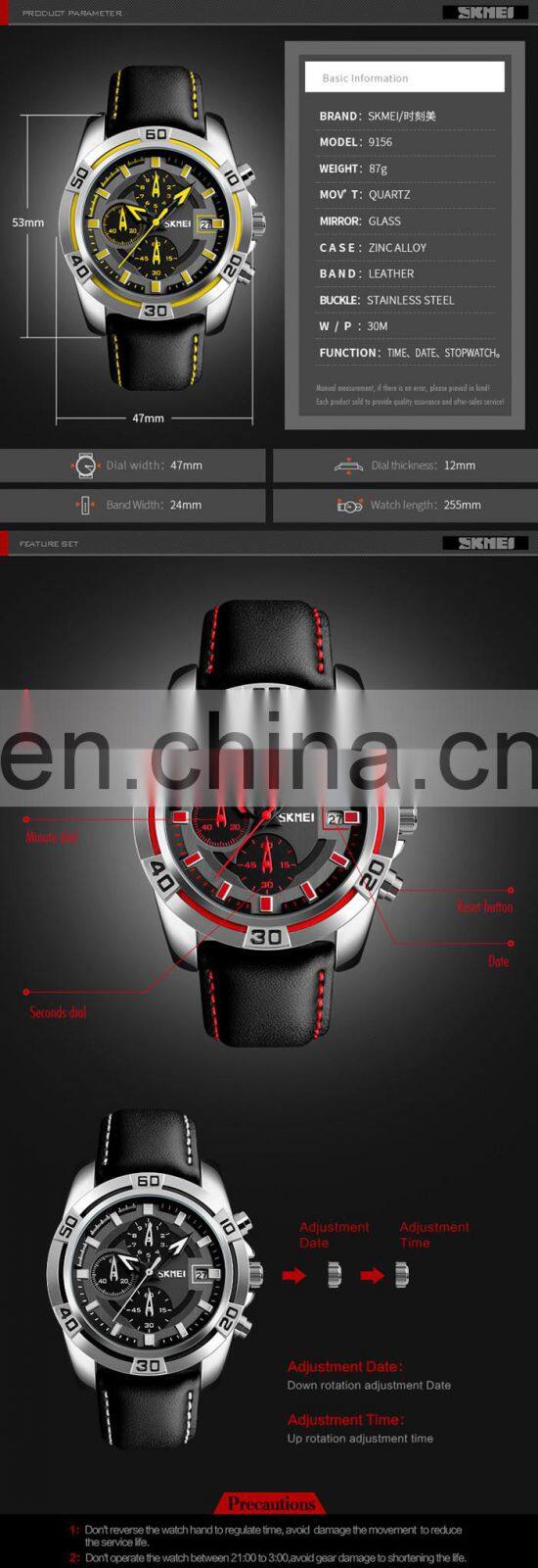 Wholesale import watches wristwatches leather watch jam tangan quartz watch