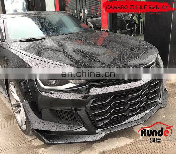 Runde Car Modification Accessories PP Material Front Rear Bumper Side Skirt Fender Suitable For Chevrolet Comero ZL1 1LE Body Kit