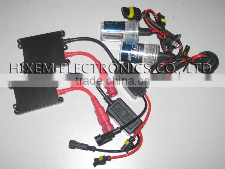 Xenon HID kits with DC slim HID ballast 12V 35W and bulbs H1 H4 H7 9005 9006 9007