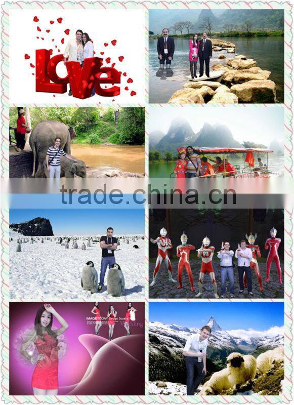 Adjustable 3D Backgrounds Fun Photo Booth