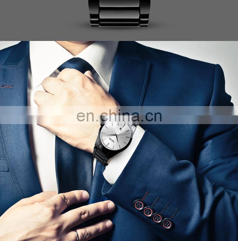 Skmei 9140 jam tangan japan movement quartz watch stainless steel back  men custom watch