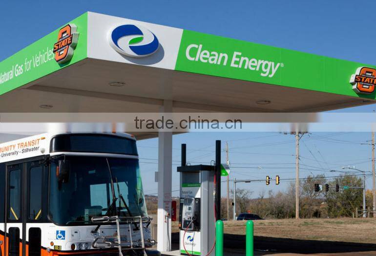 Economic steel building fuel filling station