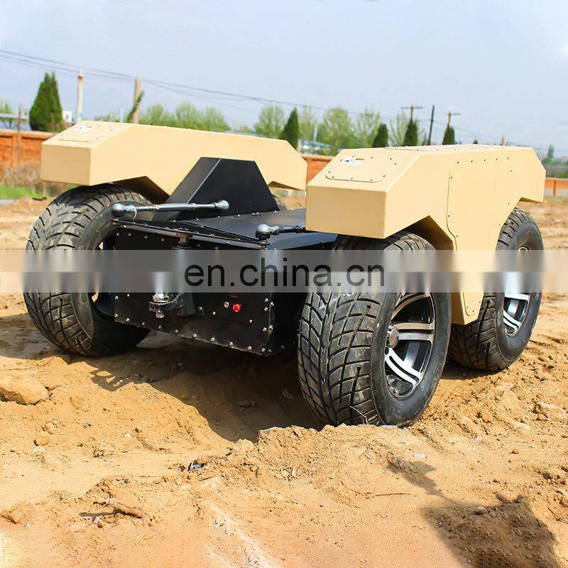 High speed heavy duty robot chassis AVT-W15D wheeled robot chassis outdoor delivery robot with advantage in speed 15km/h