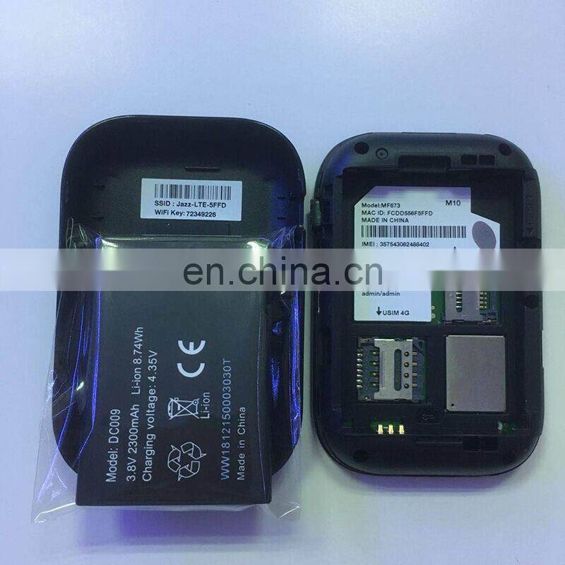 cheap 4g LTE pocket wifi wireless router modem Jazz 4G WIFI MF673 PK ZTE Wipod WD670 850/1800mhz