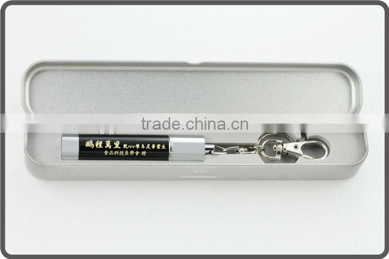 3 in 1 laser pointer pen keychain with red laser pointer