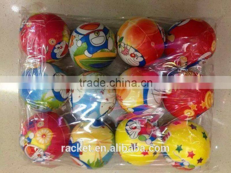 6.3cm pu foam antistress game ball for promotion toy ball pu ball