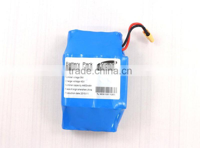 Effective samsung battery pack for 2 Wheels electric scooter