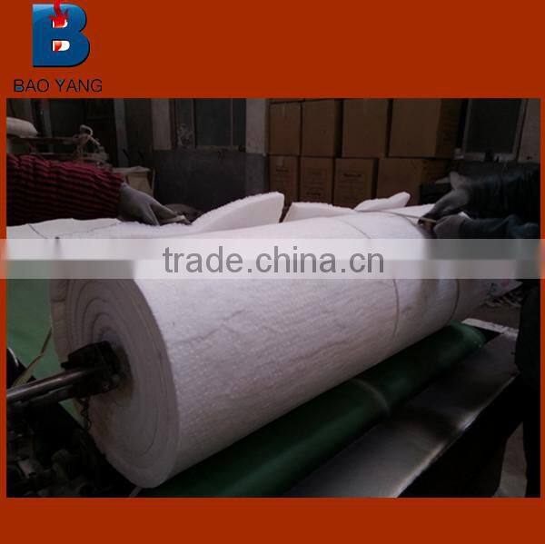 Refractory insulation ceramic fiber blanket