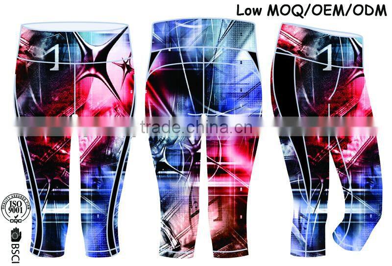 Custom Women Capri Pants, Workout Ladies Capri Leggings